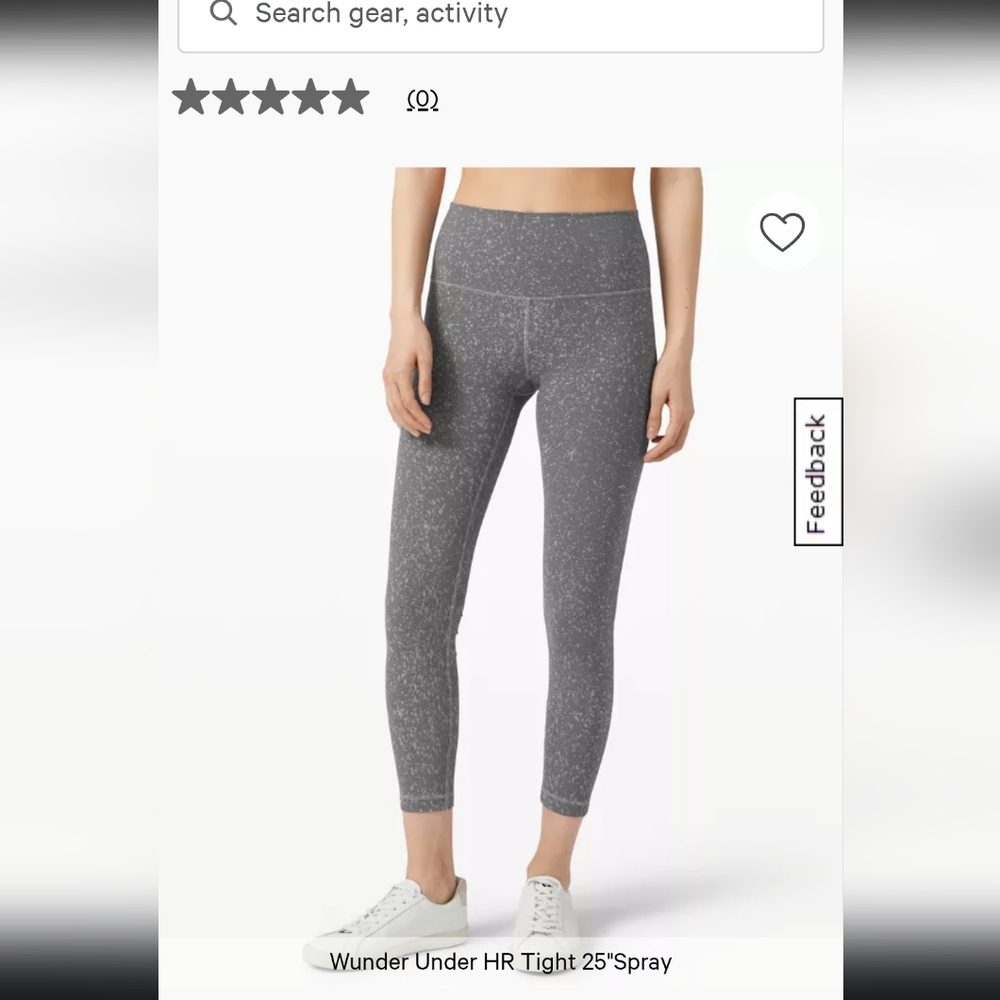Lululemon Wunder Under High-Rise Tight Spray 25"